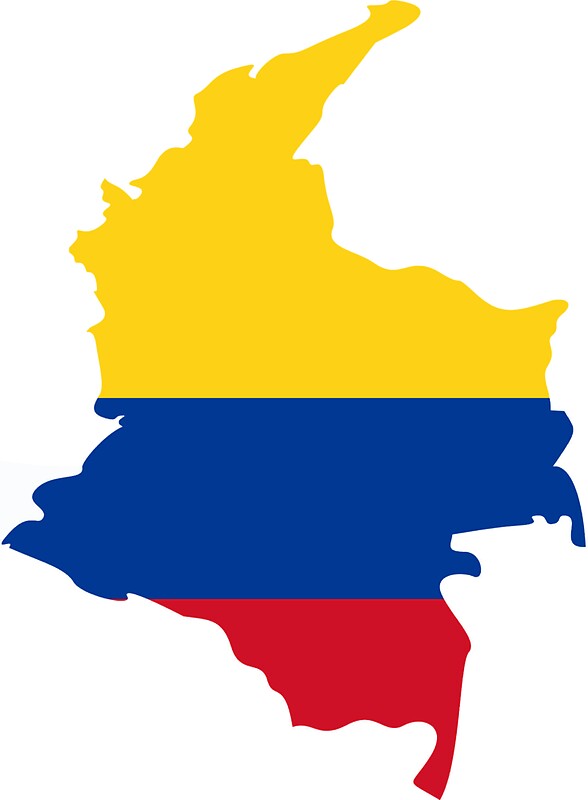 Map Mapa De Colombia Bandera Clipart Full Size Clipart 170818 Images
