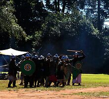 Viking Battle Scene by Noel Elliot