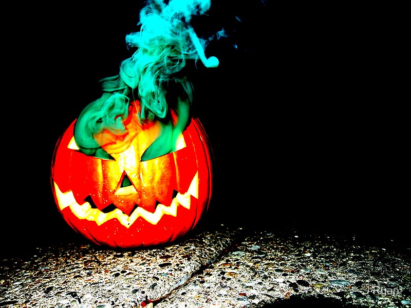 Smoke Bomb Pumpkin - Green by Hallowaltz