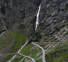 Norway, Troll Road and Stigfossen waterfall by Grace Johnson