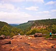Mountain View from Mather Lodge by Lisa G. Putman