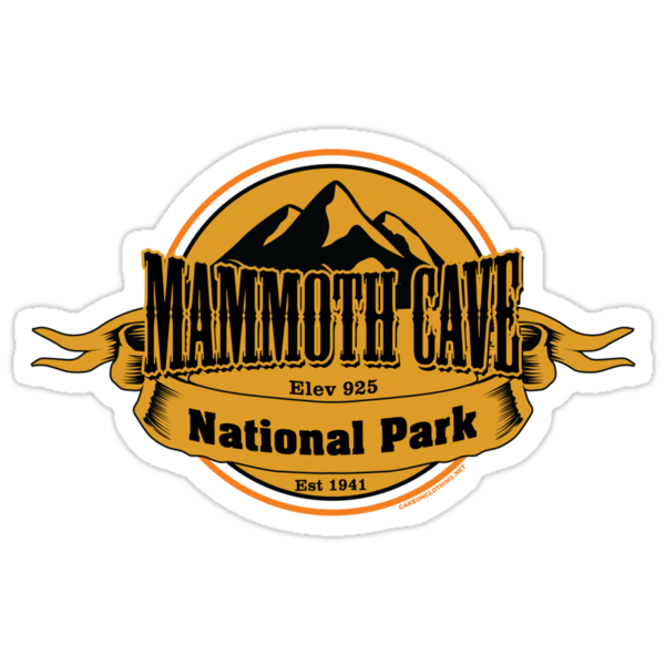 Mammoth Cave National Park Kentucky Stickers By Carbonclothing