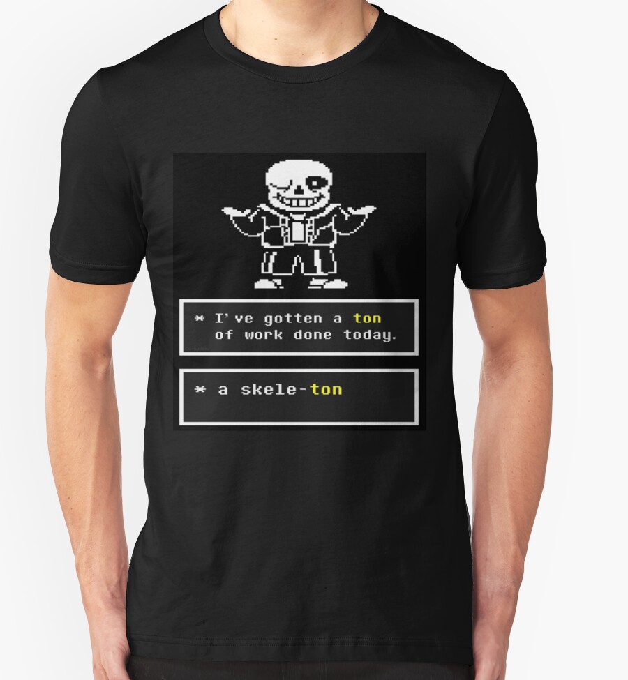 undertale sans t shirt