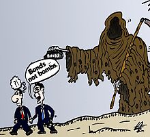 Bond trader options cartoon by Binary-Options