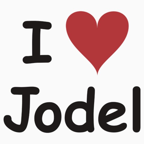 T-shirt " I love Jodel " Fc,550x550,white.u1
