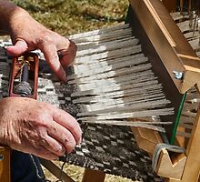 Hands at the Loom by Heather Haderly