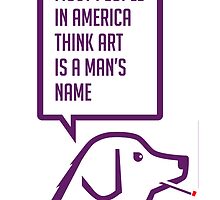 Smoking dog quotes Warhol again by walker12to88