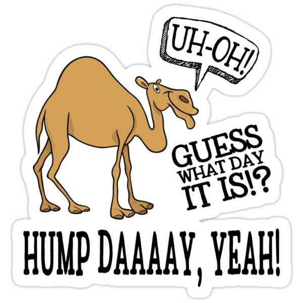 hump-day-camel-stickers-by-wickedcool-redbubble