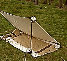 Replica of a Civil War Soldier's Tent by Jane Neill-Hancock