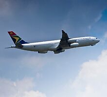Airbus A340-211 - ZS-SLA by RatManDude