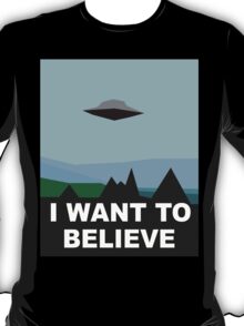 x files i want to believe t shirt