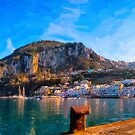 Isle of Capri Harbor Panorama by Mark Tisdale