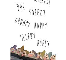 Snow White & the Seven Dwarfs by ChloeJade