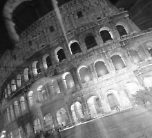 Ghosts Of The Colosseum BW by Adrian Alford Photography