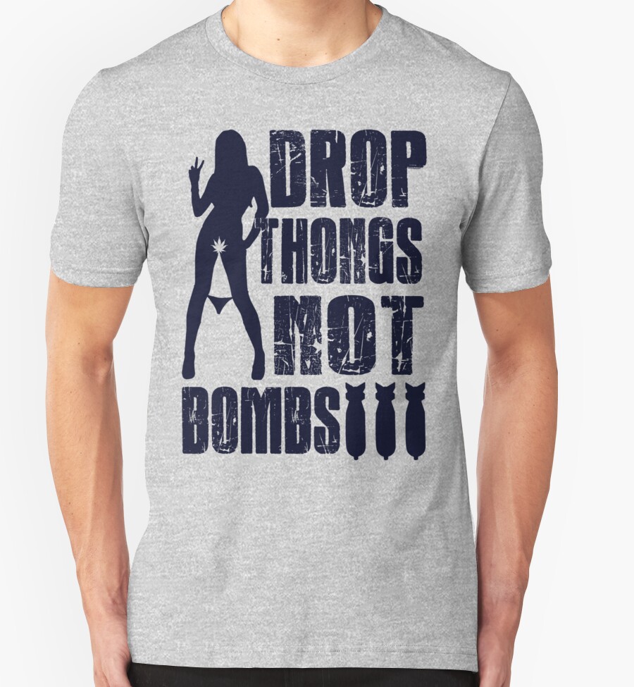 drop pucks not bombs shirt