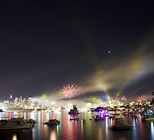 Sydney Navy Fleet Fireworks by miroslava