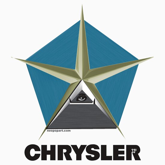 Chrysler logo stickers #5