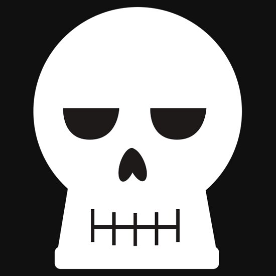 "Simplified Skull in Vector" T-Shirts & Hoodies by AimeePH | Redbubble