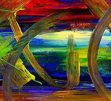 Sailing in Calmness Over A Troubled Sea by © Angela L Walker