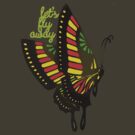 simple butterfly tattoo shirt