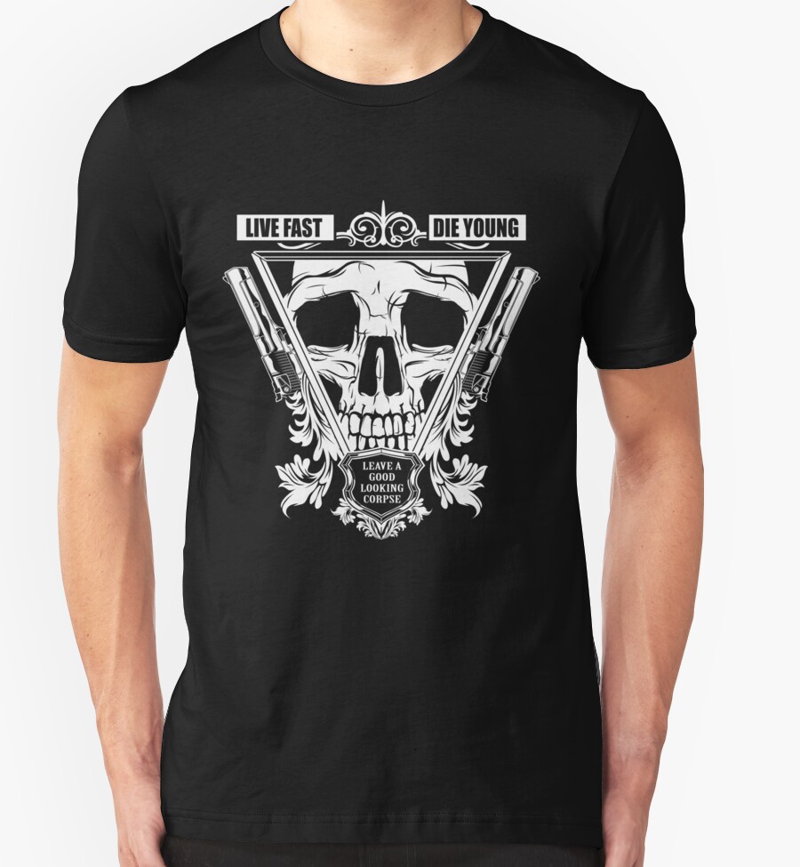 live fast die pretty shirt