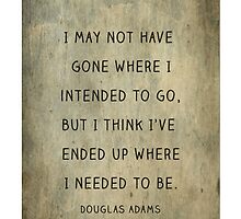 Douglas Adams by chelseasometime