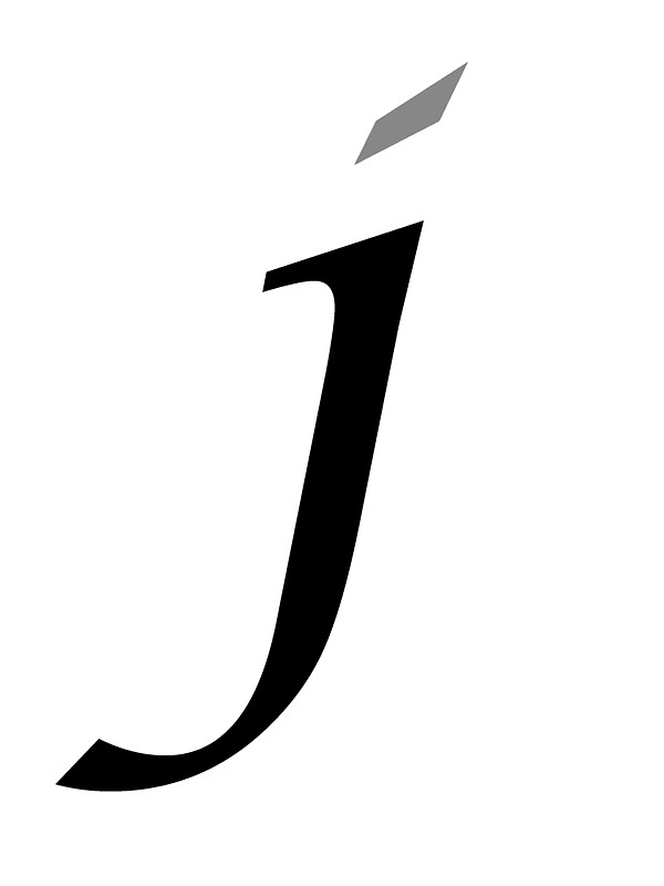 "Calligraphy Letter "j"" Canvas Prints by Richard Heby Redbubble