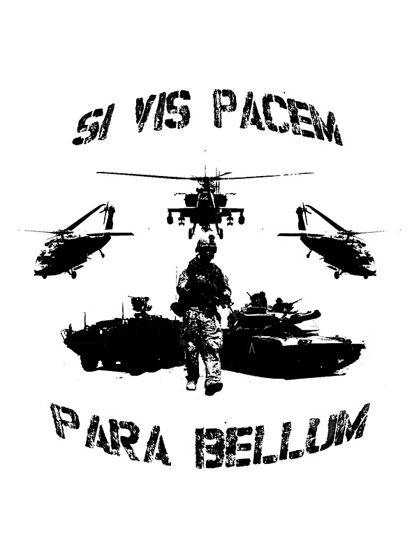 "Si vis pacem para bellum USA" Stickers by freshi85 | Redbubble