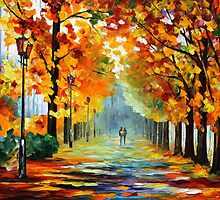 SUNNY OCTOBER by Leonid Afremov