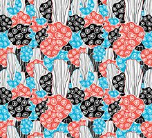 abstract pattern corals by Tanor