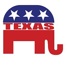 Texas Republican Elephant by Republican