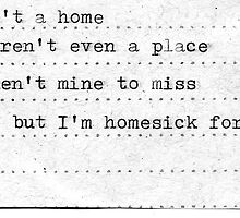 Homesick by Anna Kellner