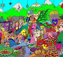 Alpine doodle by David Fraser