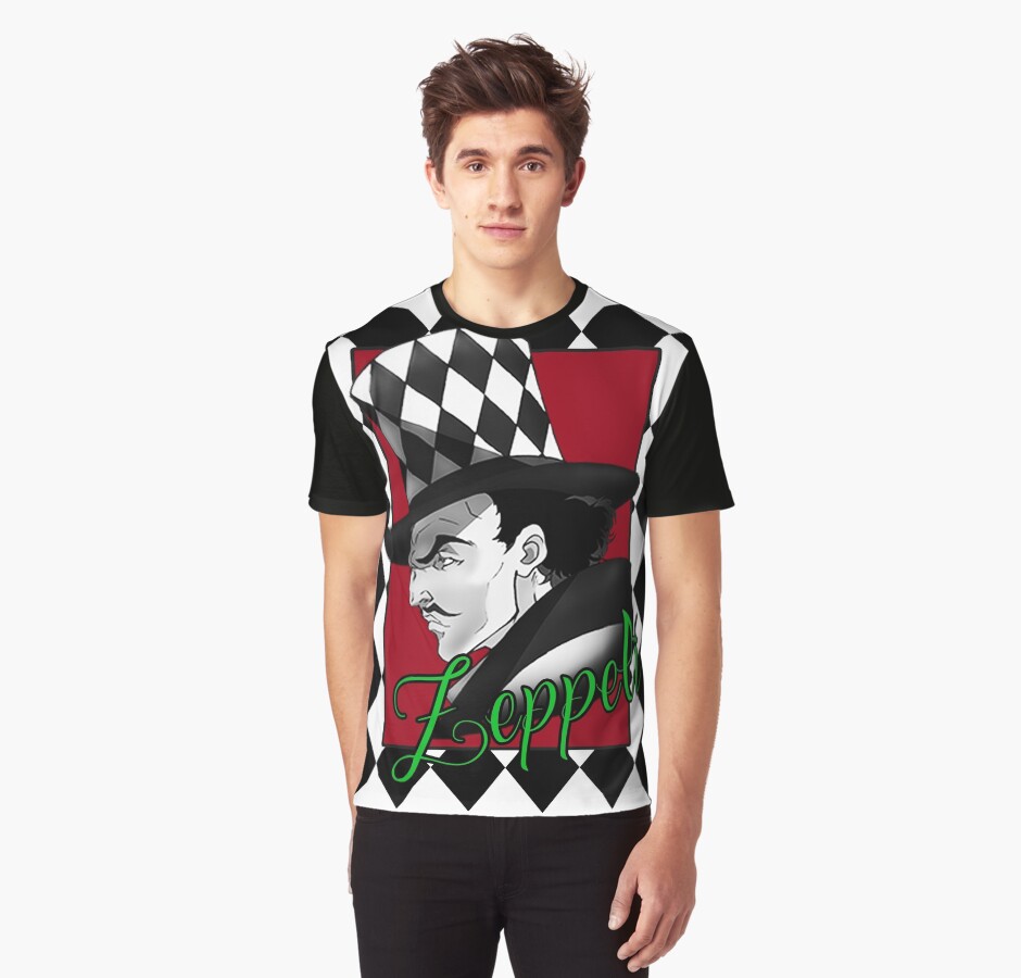 "jojos bizarre adventure -Zeppeli" Graphic T-Shirts by Team-AGP2014