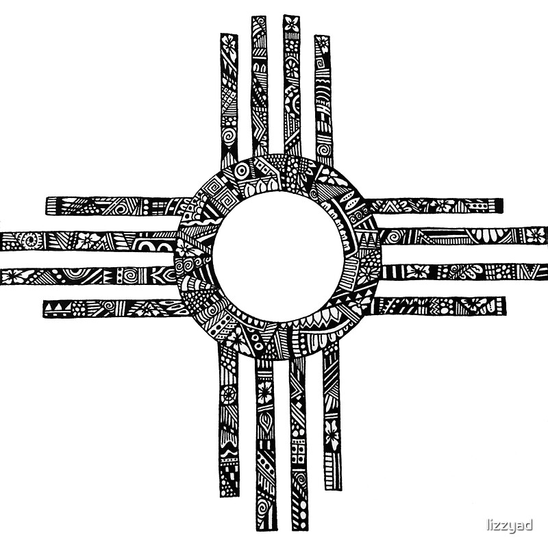 Zia Symbol Stickers Redbubble