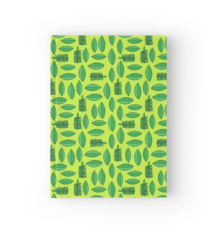 Green palm leafs by merion_merion