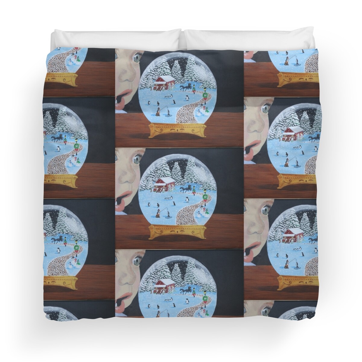 Snowglobe Duvet Covers Redbubble