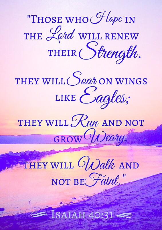 They Will Soar on Wings Like Eagles Stickers Redbubble