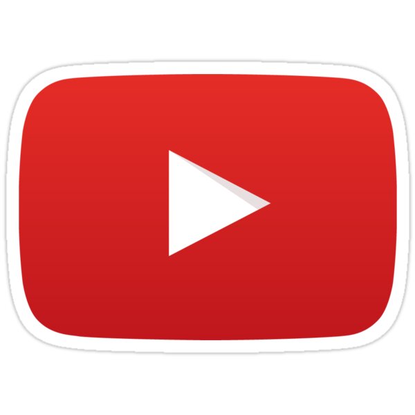 youtube play button sticker for mac