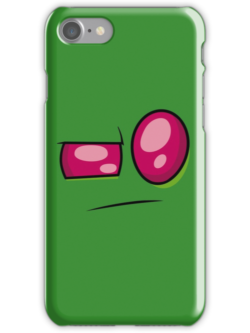 "Invader Zim Face" iPhone Cases & Skins by ThePeaceMaker Redbubble