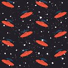 Hand drawn pattern UFO by Dmitrymoi