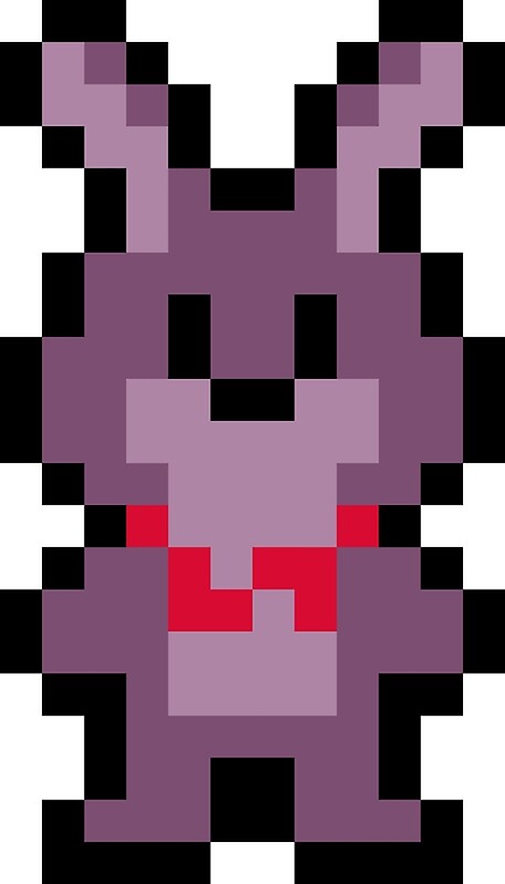 Fnaf Pixel Art Prints Redbubble