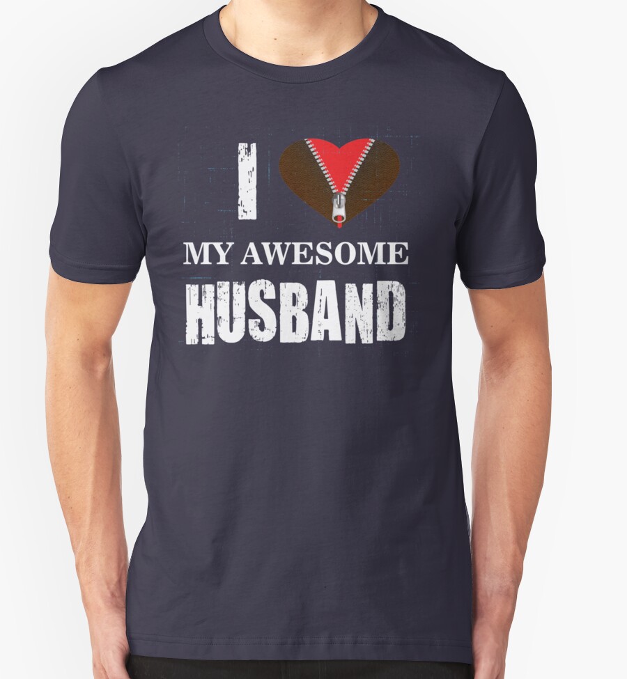 my husband is awesome t shirt