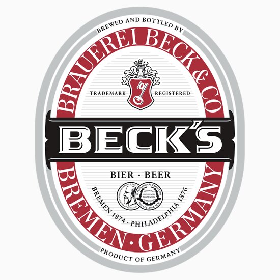 becks beer t shirt