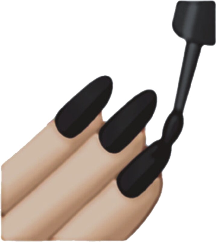 "Black Nails Emoji" Stickers by LadyBoner69 Redbubble