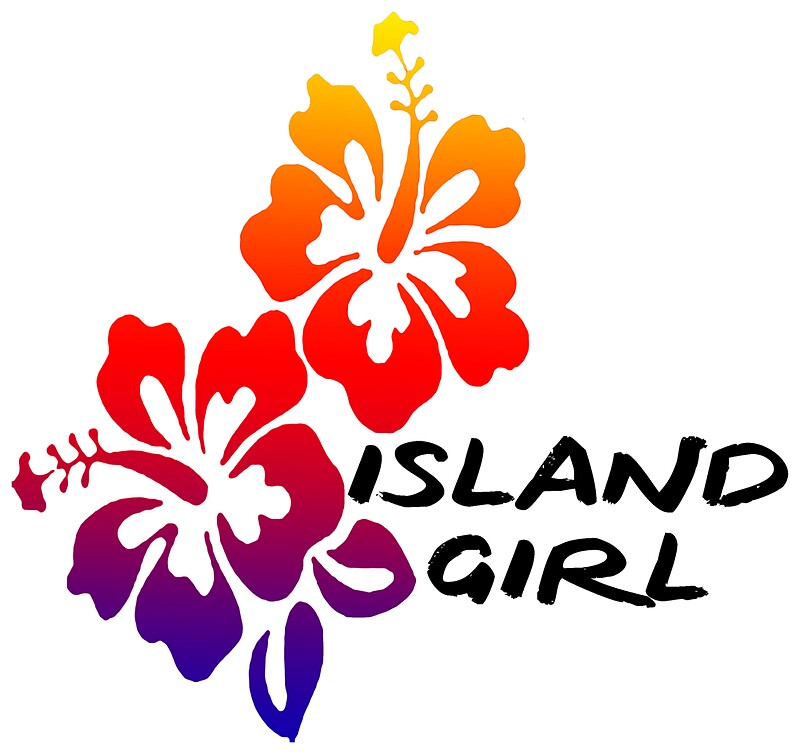 "Island Girl" Stickers by mylungz Redbubble