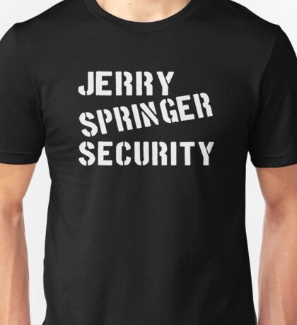 jerry springer t shirts merchandise