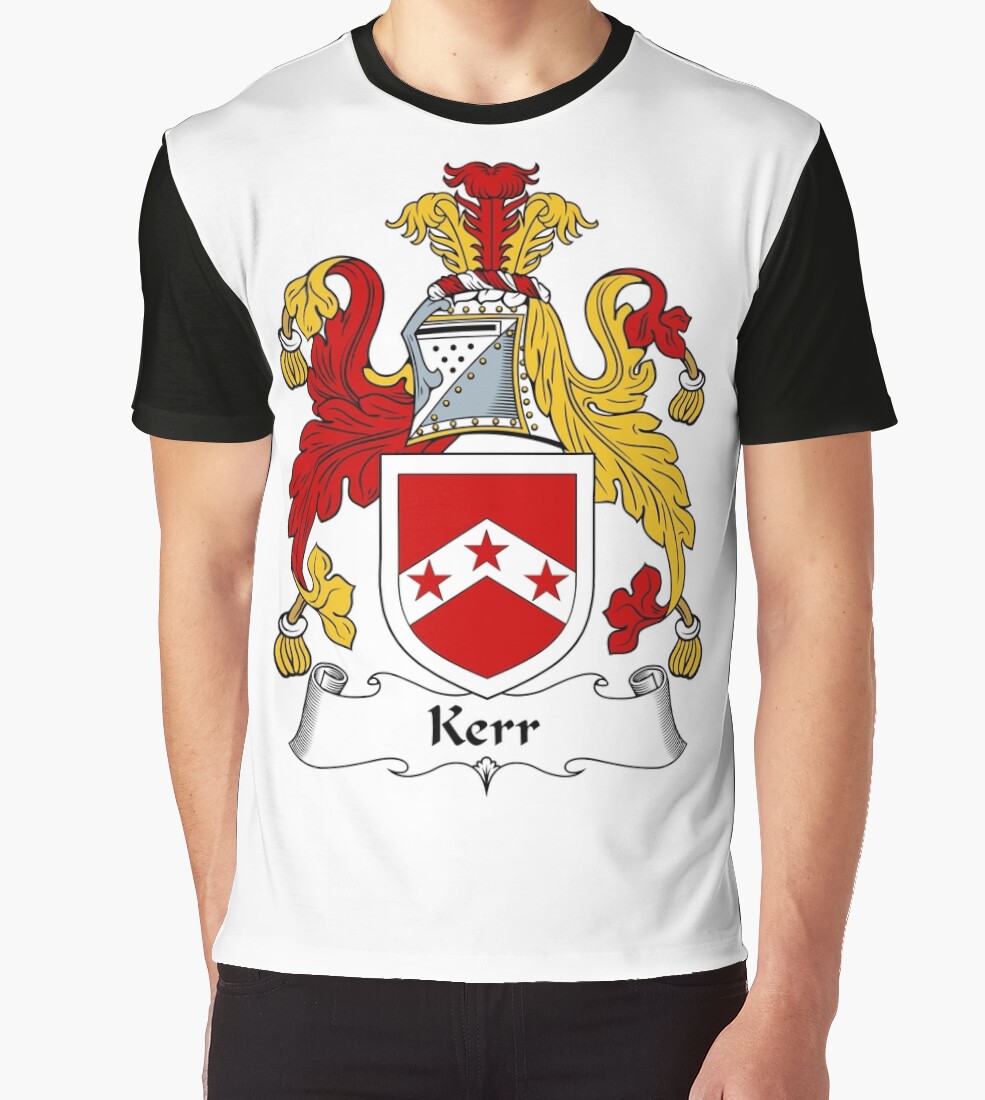 "Kerr Coat of Arms / Kerr Family Crest" Graphic T-Shirts by