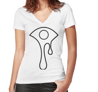 Women's Fitted V-Neck T-Shirt