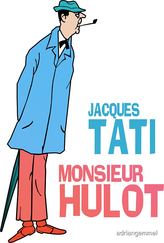 "Jacques Tati - Monsieur Hulot" Stickers By Adriangemmel | Redbubble